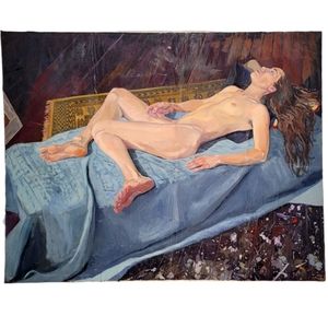 TODD GORDON Large Portrait Oil Painting